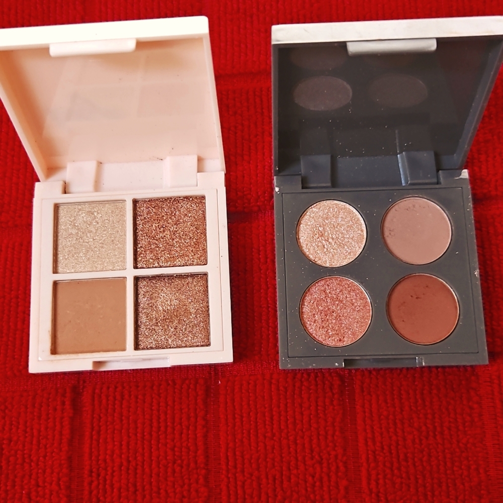 Bundle of 2 eyeshadow palettes KAB Cosmetics and Basic Beauty